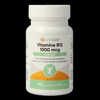 Livsane Vitamine B12 1000mcg 60 Kauwtabletten