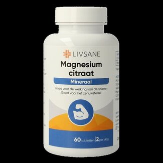 Livsane Magnesium citraat 400mg 60 Tabletten