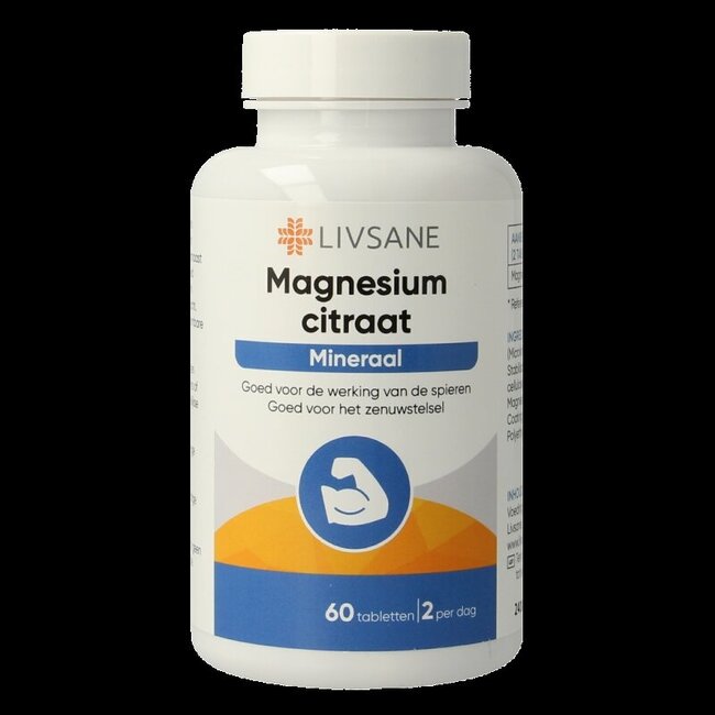 Magnesium citraat 400mg 60 Tabletten