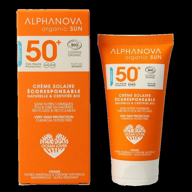 Alphanova Sun Sunscreen face SPF50+ bio 50 Gram