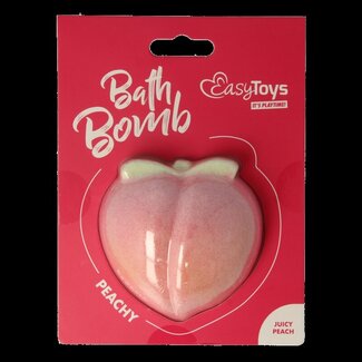 EasyToys Boule de bain effervescente EasyToys Peachy 1 pièce