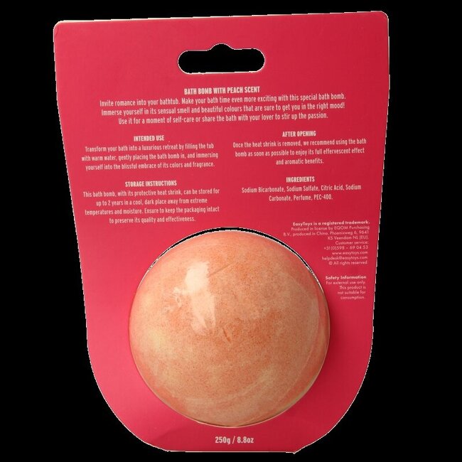 EasyToys Badbruisbal perzik 1 Stuks