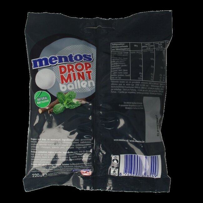 Mentos Dropmint ballen 220 Gram