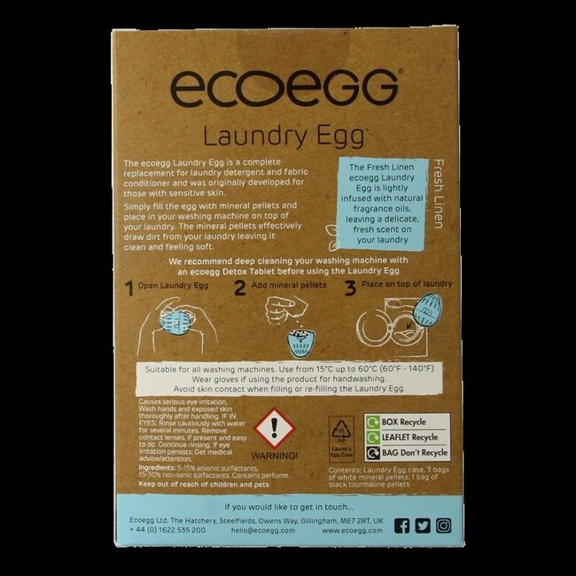 Eco Egg Laundry egg fresh linen 1 Stuks