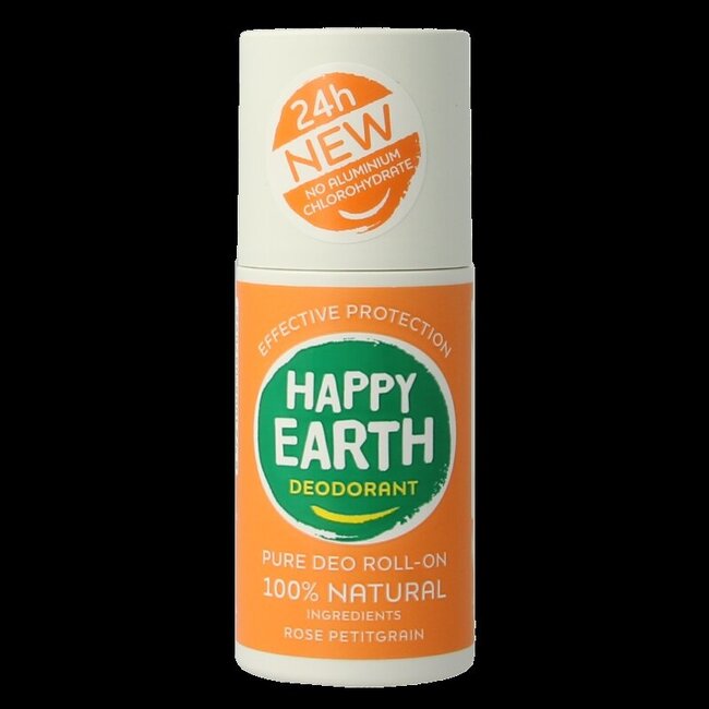 Pure deo roll-on rose petitgrain 75 Milliliter