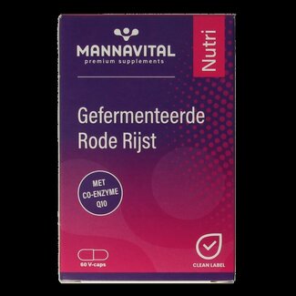 Mannavital Mannavital Riz rouge fermenté 60 capsules végétariennes