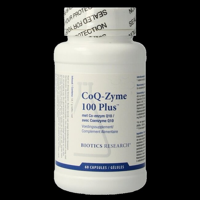 Biotics CoQ zyme 100plus 100mg 60 Capsules