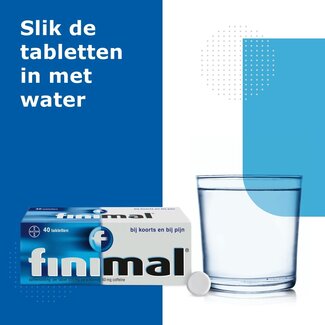 Finimal Finimal Paracetamol met coffeine 500/50mg 40 Tabletten