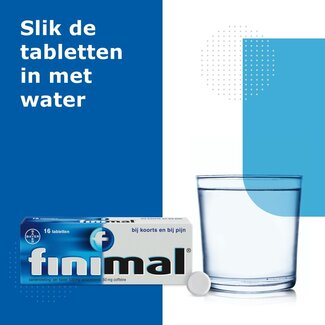 Finimal Finimal Paracetamol met coffeine 500/50mg 16 Tabletten