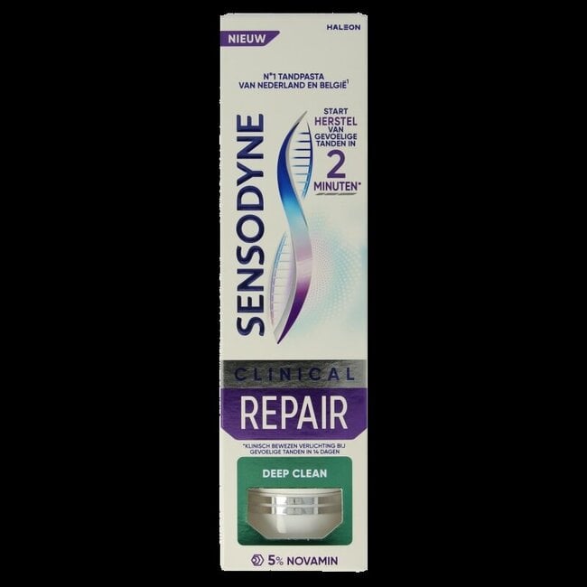 Tandpasta clinical repair deep clean 75 Milliliter