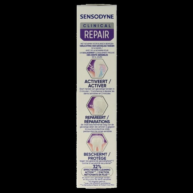 Sensodyne Tandpasta clinical repair deep clean 75 Milliliter