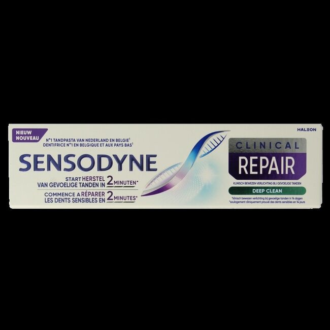 Sensodyne Tandpasta clinical repair deep clean 75 Milliliter