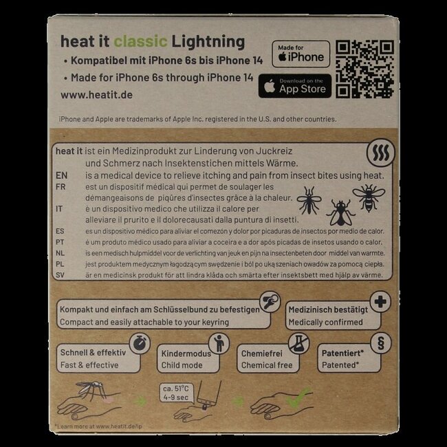 Heat-it Insect bite healer lightning 1 Stuks