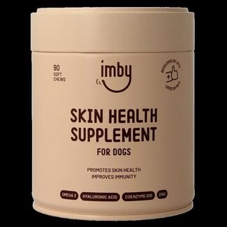 Imby Pet Food Huid & vacht supplement hond 90 Kauwtabletten