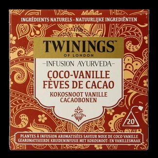 Twinings Twinings Ayurveda kokos vanille cacaoboon 20 Stuks