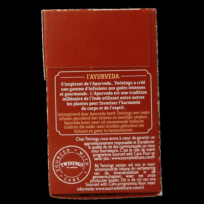 Twinings Ayurveda Noix de Coco Vanille Fève de Cacao 20 sachets
