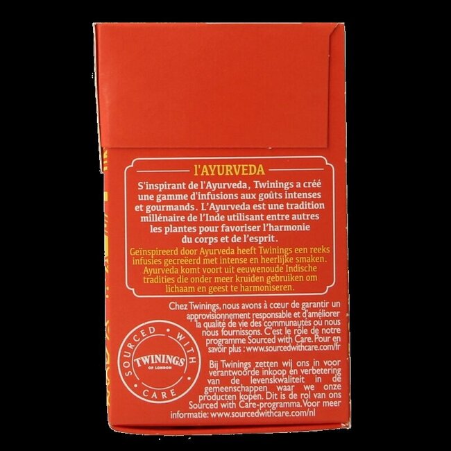 Twinings Ayurveda vanilla perzik oranjebloesem 20 Stuks