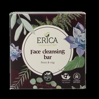 Erica Face cleansing bar roos & vijg 50 Gram