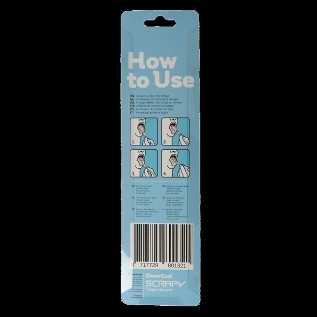 Clevercool Scrapy tongschraper 1 Stuks
