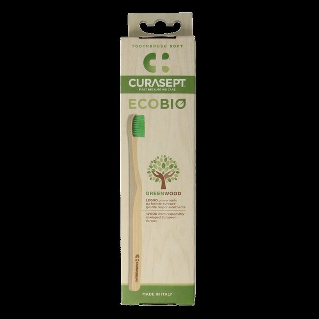 Tandenborstel wood soft 1 Stuks