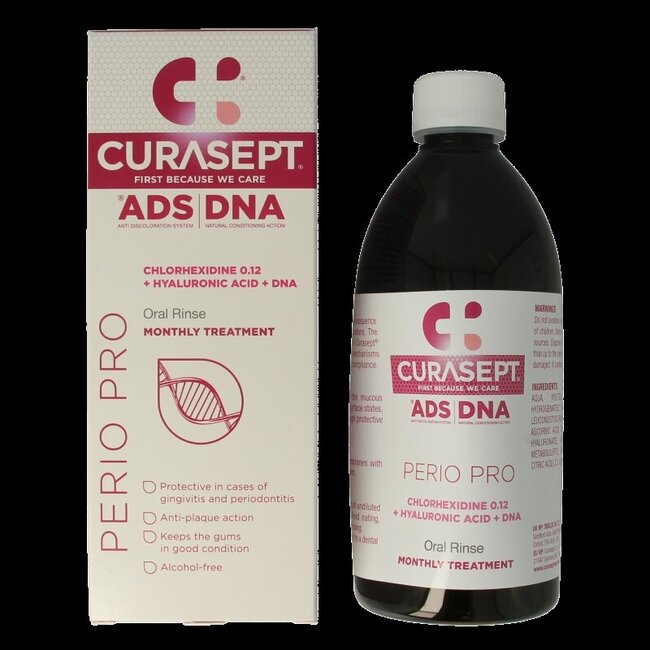 Curasept Perio mondspoeling chloorhexidine ADS 500 Milliliter