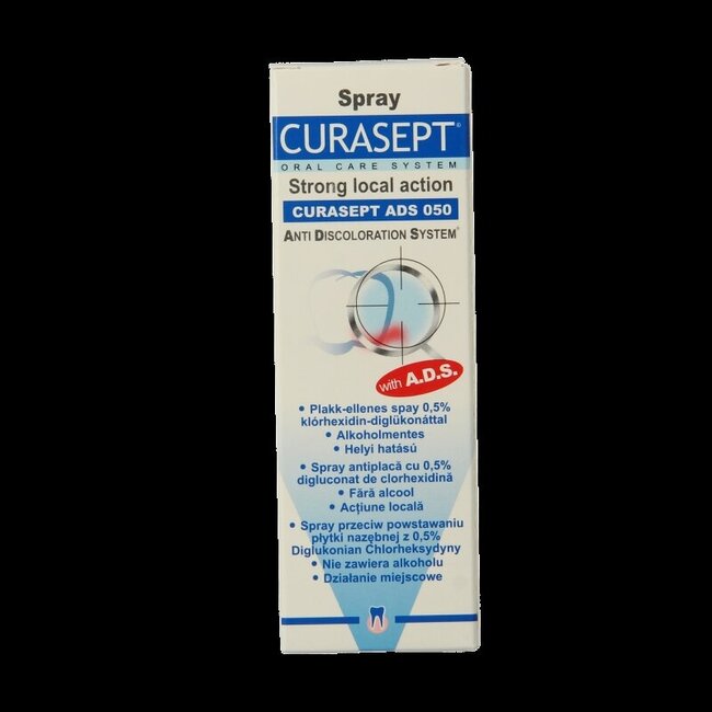 Curasept ADS mondspray chloorhexidine 0.5% 30 Milliliter