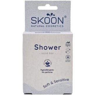 Skoon Skoon Solid shower soft & sensitive 90 Gram