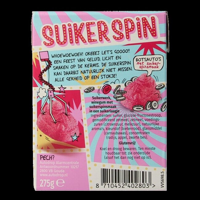 Autodrop Proefritje suikerspin 275 Gram