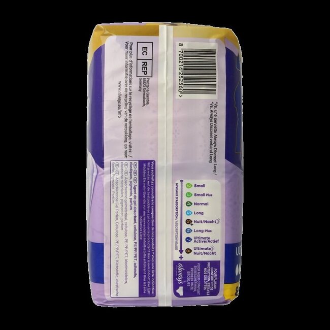 Always Discreet ultimate active 12 Stuks