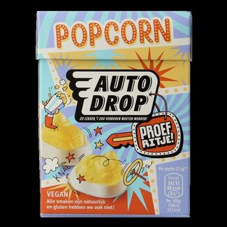 Autodrop Autodrop Proefritje popcorn 220 grammes