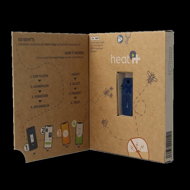 Heat-it Insect bite healer classic USB-C 1 pièce