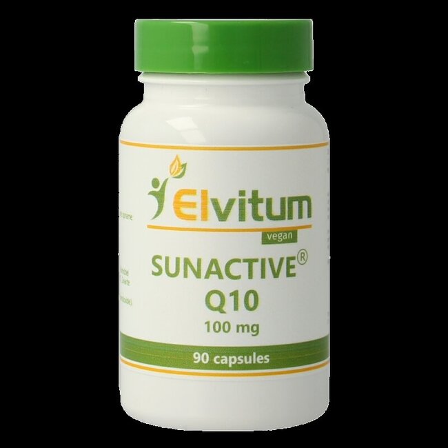 Elvitum Co-enzym Q10 sunactive 100mg 90 Vegetarische capsules