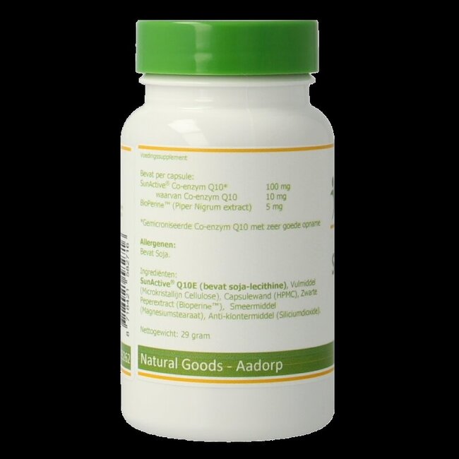 Elvitum Co-enzym Q10 sunactive 100mg 90 Vegetarische capsules