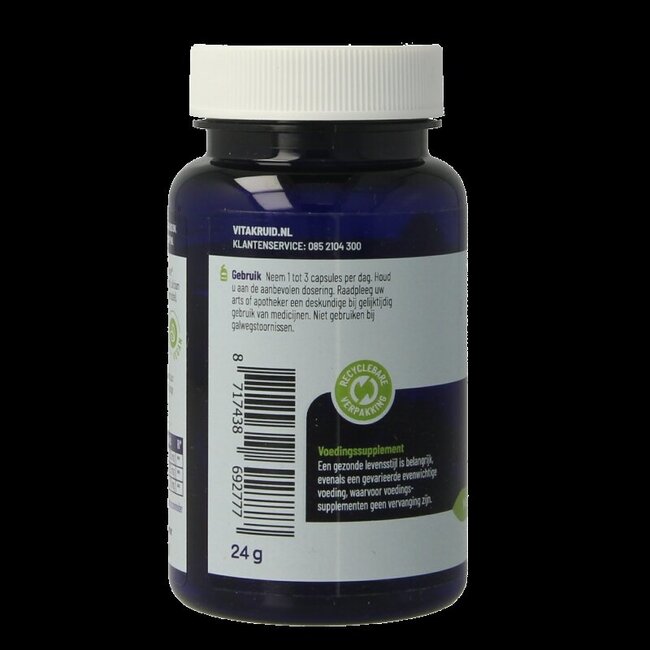 Vitakruid Curcuma C3-2X (95% curcuminoïdes) avec Bioperine 30 capsules végétariennes