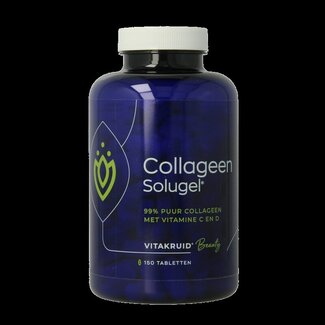 Vitakruid Vitakruid Collageen solugel tabletten met vitamine C en D 150 Tabletten