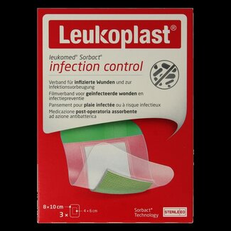 Leukoplast Pansement Leukoplast Leukomed Sorbact 8 x 10 cm, 3 pièces