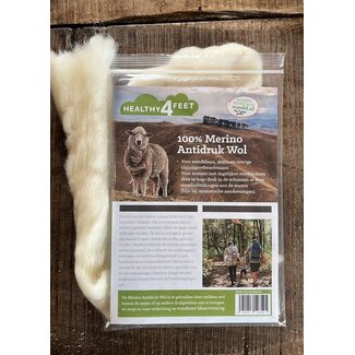 Healthy4Feet Wandel 100% Merino antidruk wol 50 + 5 gram 55 Gram
