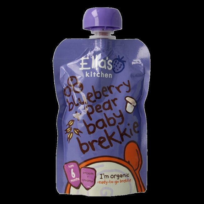 Baby bosbessen ontbijtje 6+ maanden bio 100 Gram
