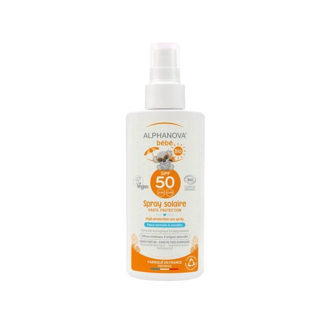 Sun bio baby spray high protection SPF50 125 Milliliter