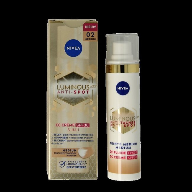 Nivea Cellular luminous 630 fluid medium SPF30 40 Milliliter