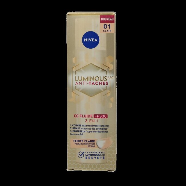 Nivea Cellular Luminous 630 Fluide Teinté Clair SPF30 40 ml