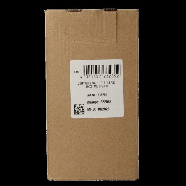 Anti UV fluid sample 100 Sachets