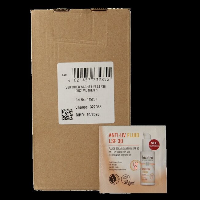 Lavera Anti UV fluid sample 100 Sachets
