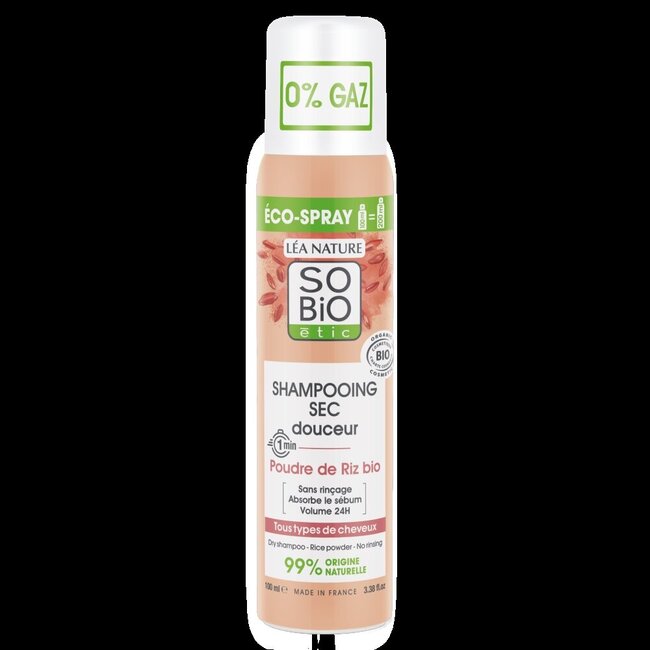 Softening dry shampoo rice power 100 Milliliter