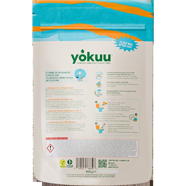 Yokuu Toilet bomb thyme and sea salt 30 Tabletten