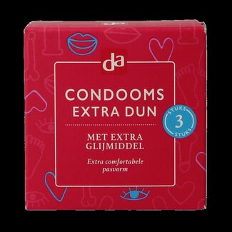 DA Condooms extra dun 3 Stuks