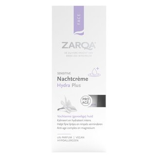 Zarqa Nachtcreme hydra plus sensitive 50 Milliliter