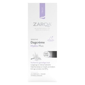 Zarqa Dagcreme hydra plus sensitive SPF15 50 Milliliter