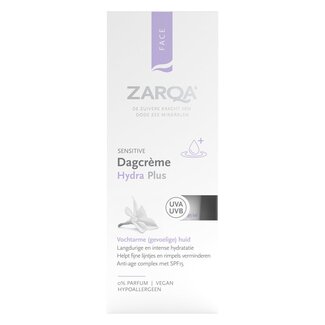 Zarqa Zarqa Dagcreme hydra plus sensitive SPF15 50 Milliliter
