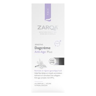 Zarqa Zarqa Dagcreme anti age plus sensitive SPF15 50 Milliliter